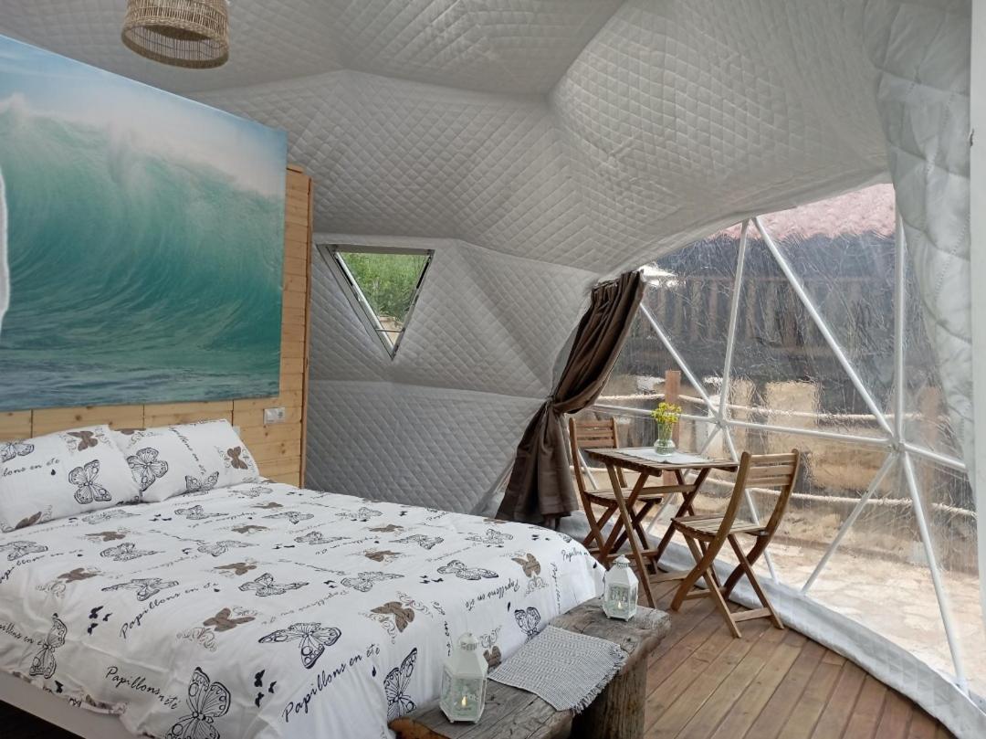 Glamping Quintana Hotel Gijón Buitenkant foto
