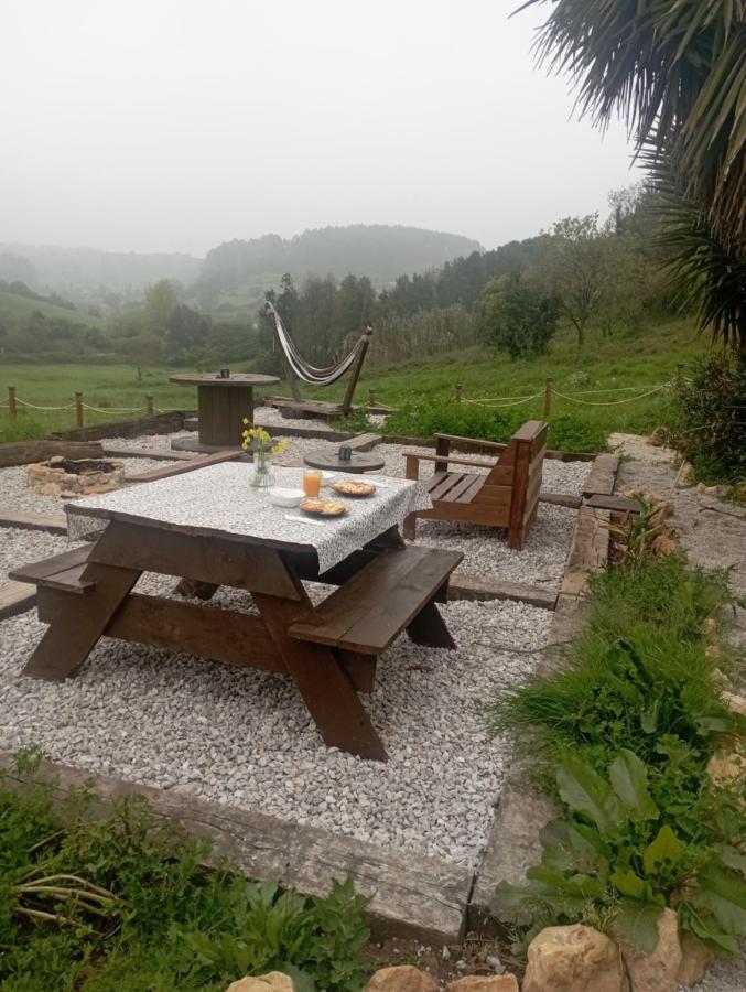 Glamping Quintana Hotel Gijón Buitenkant foto