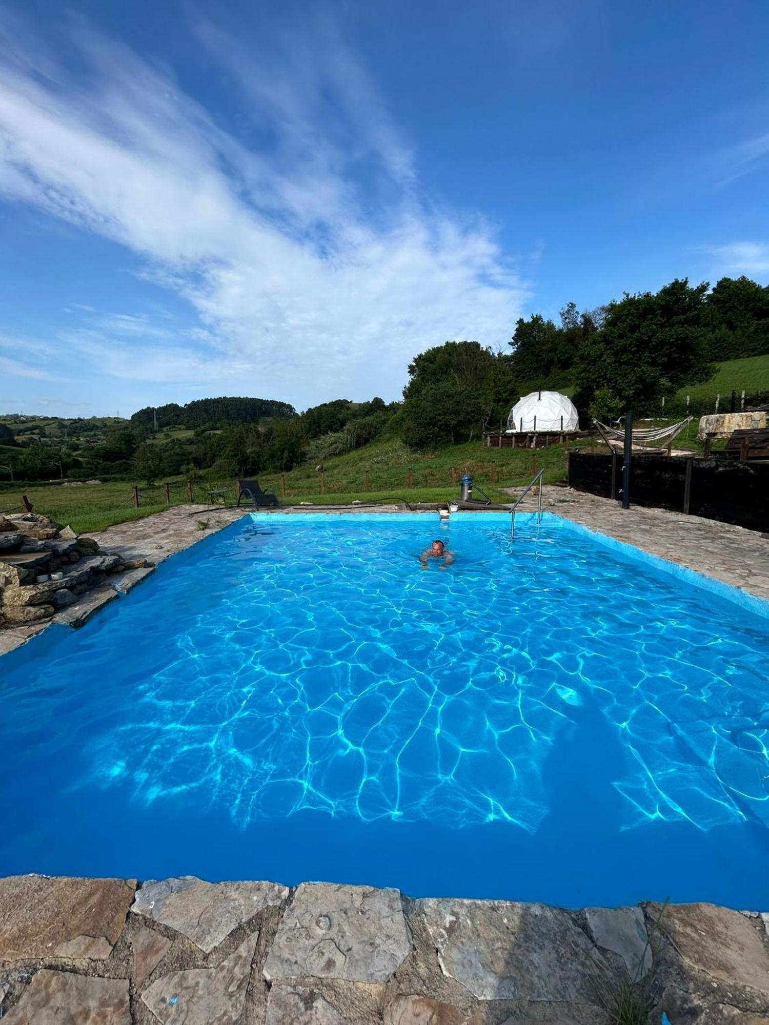 Glamping Quintana Hotel Gijón Buitenkant foto