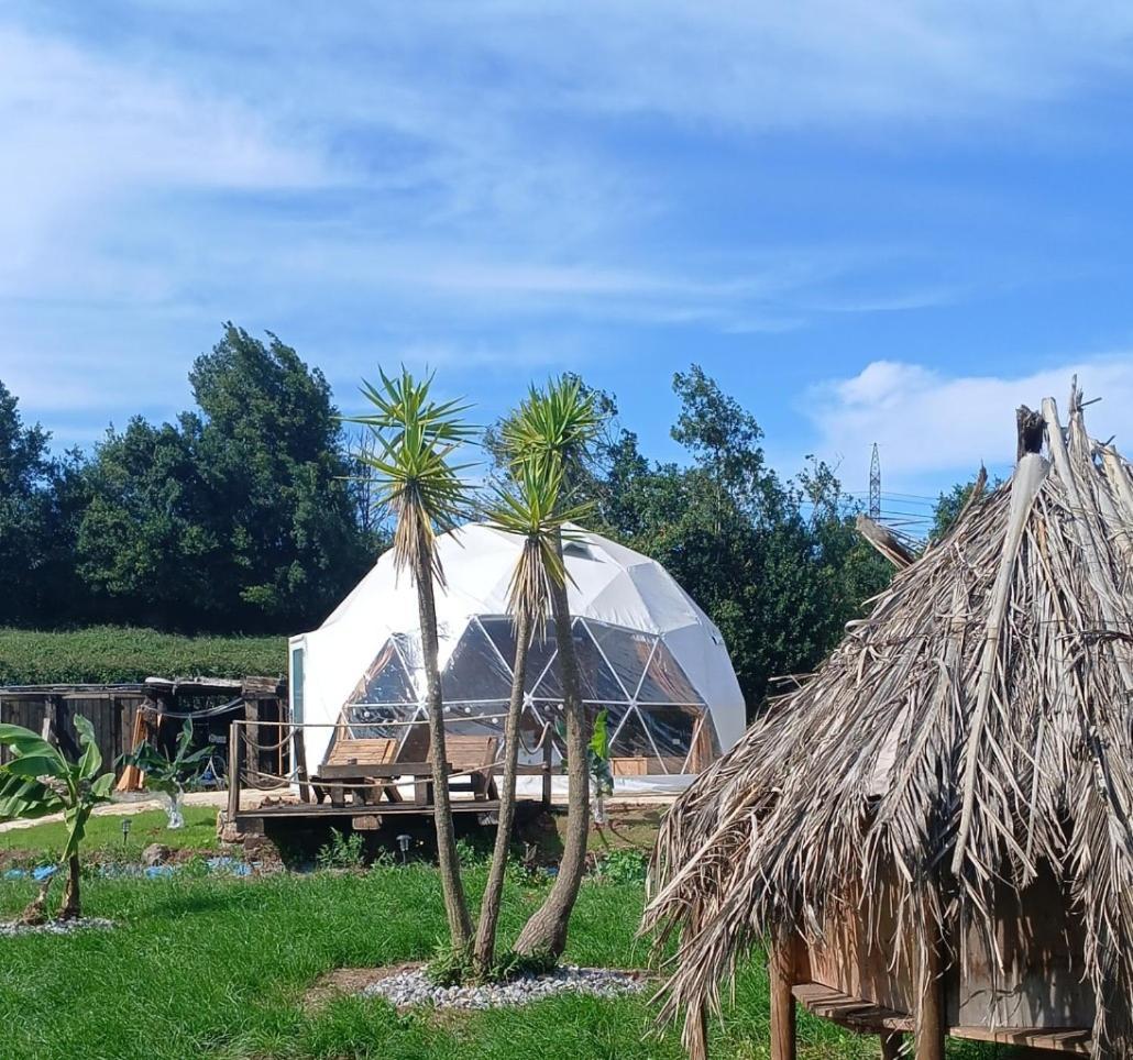 Glamping Quintana Hotel Gijón Buitenkant foto