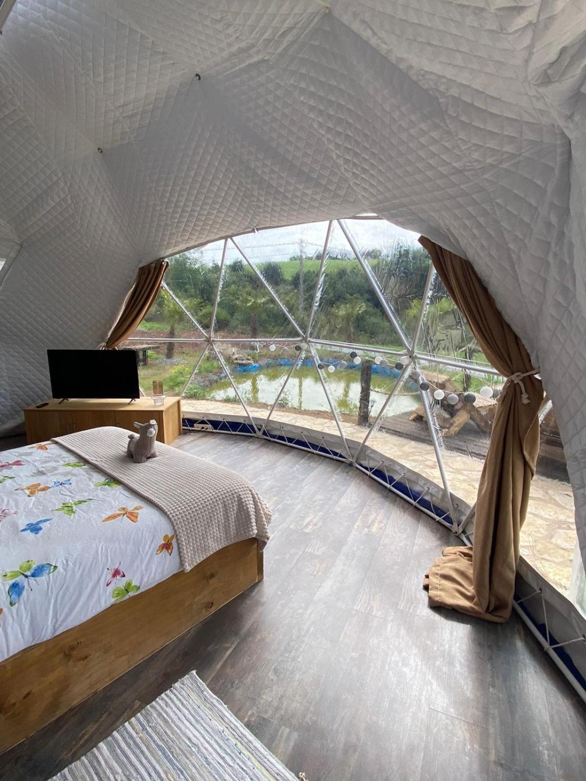 Glamping Quintana Hotel Gijón Buitenkant foto